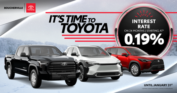 IT'S TIME TO TOYOTA !