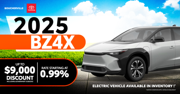 THE 2025 BZ4X NOW AVAILABLE !