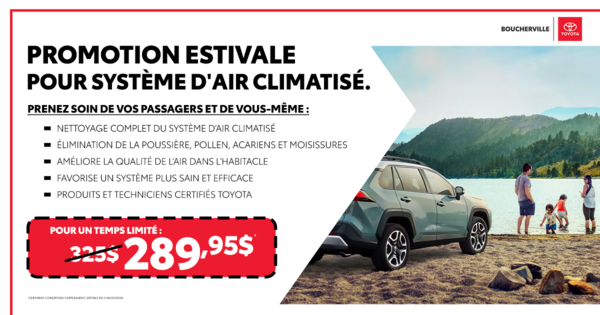 PROMOTION ESTIVALE !