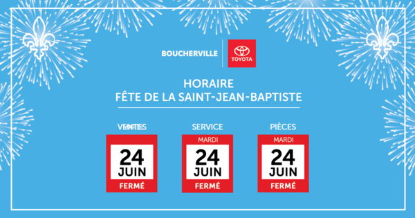 HORAIRE SAINT-JEAN-BAPTISTE