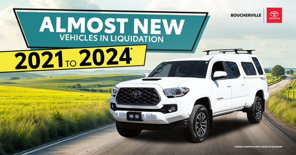 ALMOST NEW VEHICLES!
