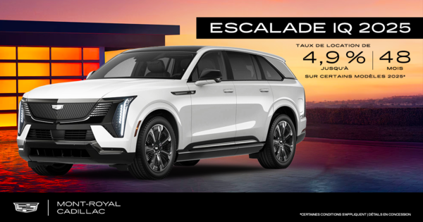 ESCALADE IQ 2025!