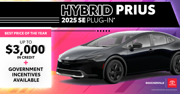 2025 HYBRID PRIUS SE PLUG-IN!