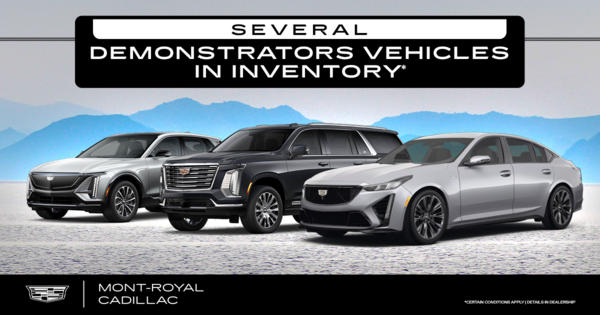 SEE OUR INVENTORY OF DEMONSTRATORS!