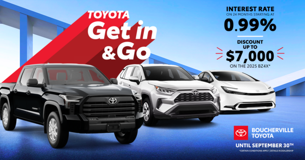 TOYOTA GET IN & GO !