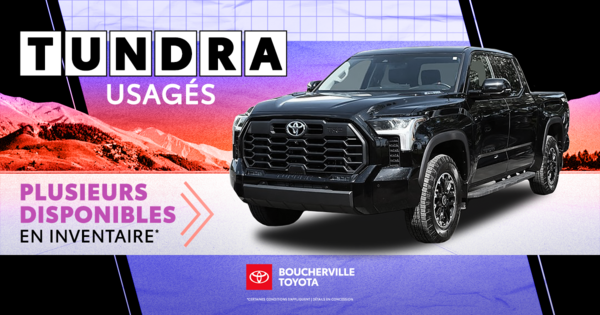 TUNDRA USAGÉS DISPONIBLES !