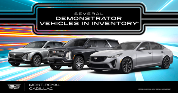 SEE OUR INVENTORY OF DEMONSTRATORS !