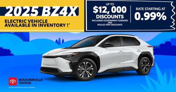 THE 2025 BZ4X NOW AVAILABLE !