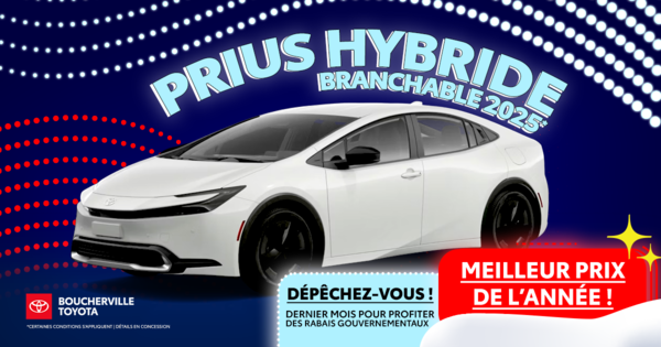 PRIUS HYBRIDE BRANCHABLE 2025 !