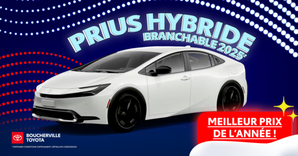 PRIUS HYBRIDE BRANCHABLE 2025 !