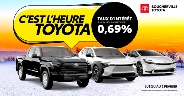 C'EST L'HEURE TOYOTA !