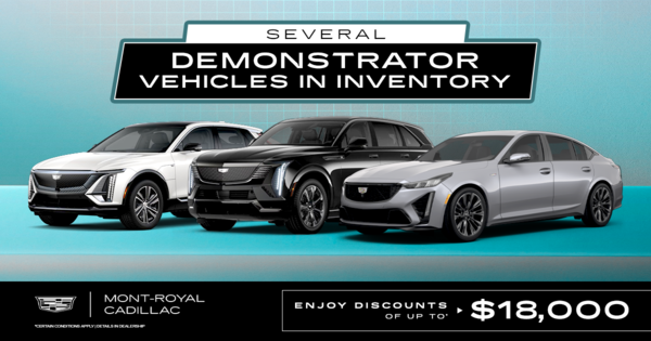 SEE OUR INVENTORY OF DEMONSTRATORS !