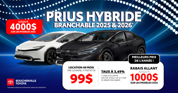 PRIUS HYBRIDE BRANCHABLE 2025 & 2026 !