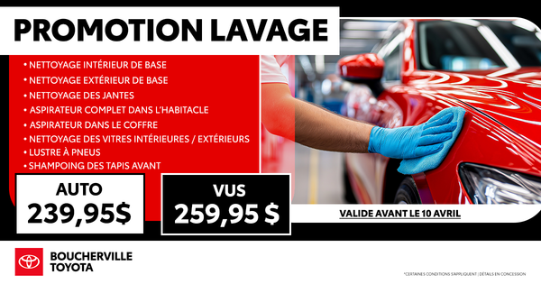 PROMOTION LAVAGE