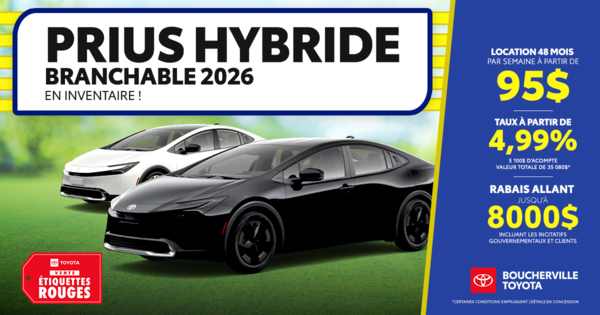 PRIUS HYBRIDE BRANCHABLE 2026 !