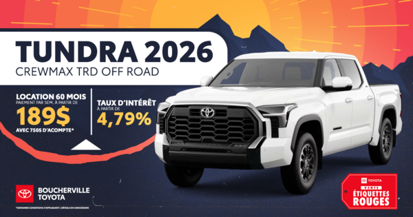 TUNDRA 2026 !