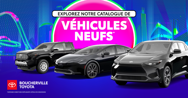 EXPLOREZ NOTRE CATALOGUE DE VÉHICULES NEUFS !