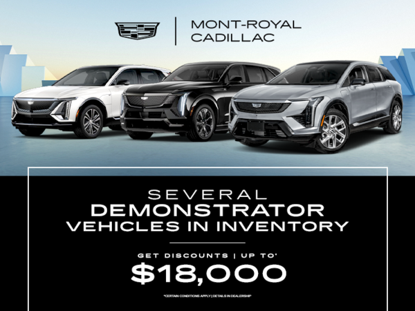 CONSULT OUR INVENTORY OF DEMONSTRATORS !