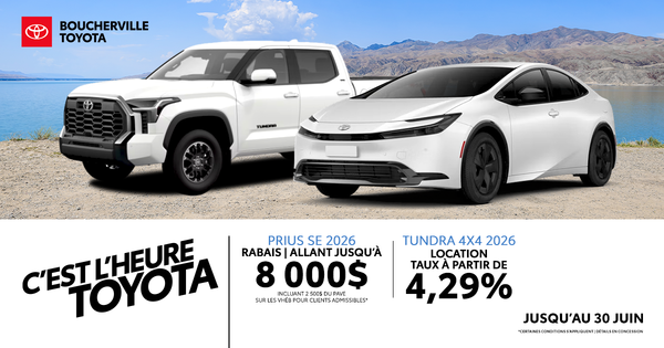 VENTE C'EST L'HEURE TOYOTA !
