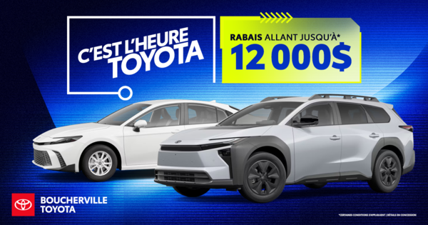 VENTE C'EST L'HEURE TOYOTA !