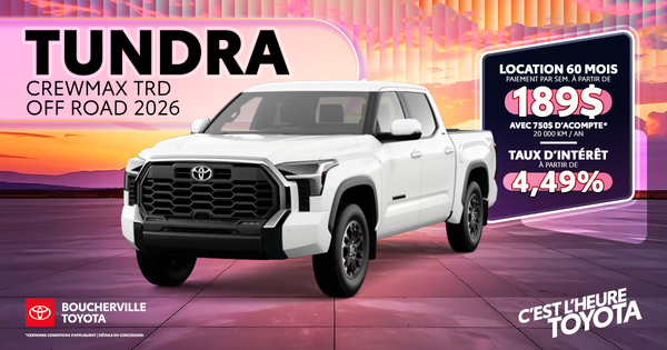 TUNDRA 2026 !