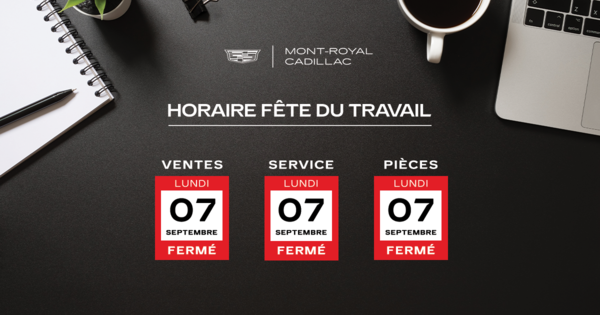 HORAIRE FÊTE DU TRAVAIL