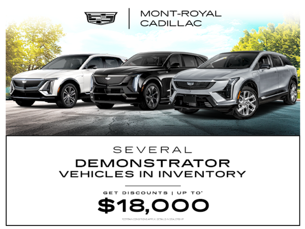 CONSULT OUR INVENTORY OF DEMONSTRATORS !