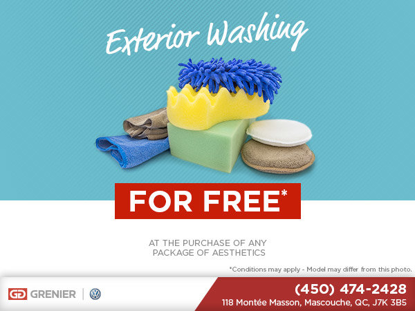 Exterior Washing For Free!