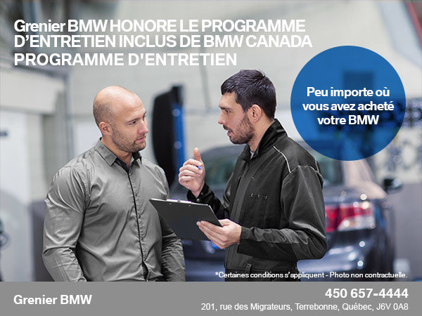 Programme d'entretien de BMW