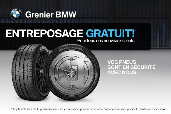 Entreposage gratuit nouveaux clients!