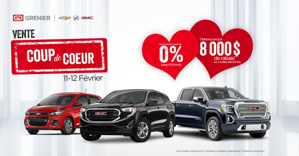 VENTE Coup de Cœur - 11 et 12 Février!!