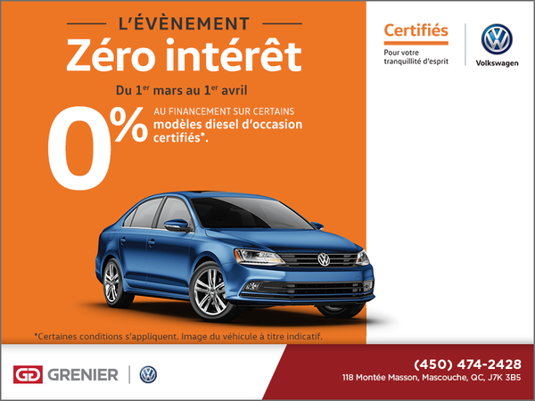 L'événement Zéro Intérêt!
