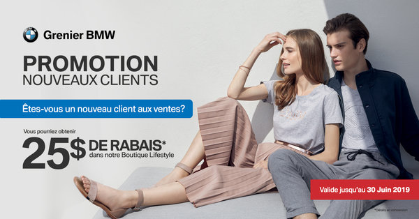 Rabais Lifestyle nouveaux clients