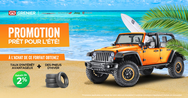 PROMOTION PRÊT POUR L'ÉTÉ!