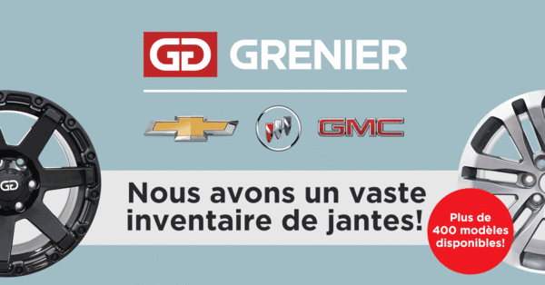 Vaste inventaire de jantes!