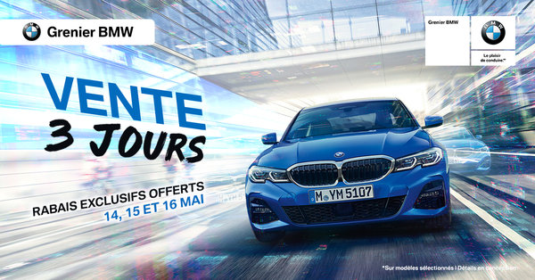VENTE 3 JOURS!