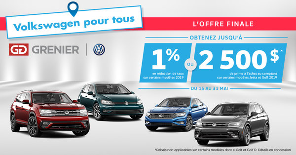 Grenier Volkswagen : L'OFFRE FINALE!