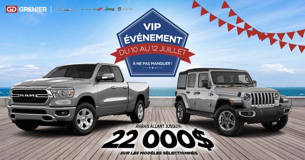 VIP Événement Grenier Chrysler !