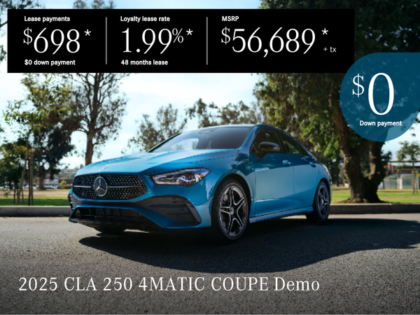 Lease from $698*/per month + tax, $0 down payment!