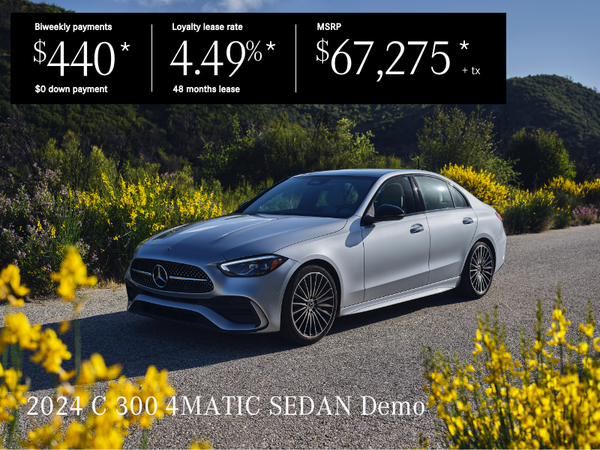 Lease from $440*/biweekly + tax, $0 down payment!