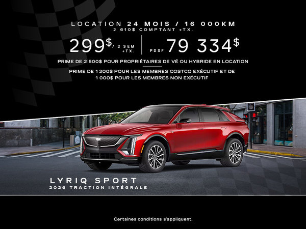 CADILLAC LYRIQ SPORT 2026