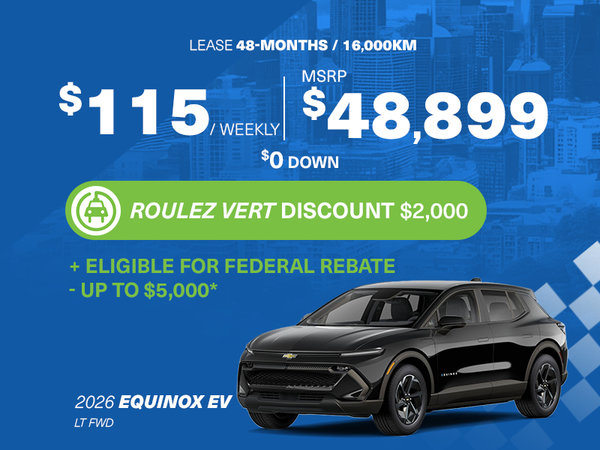 2026 CHEVROLET EQUINOX EV LT