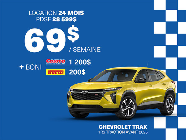 Chevrolet Trax 1RS 2025