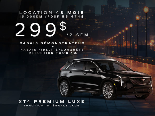 Cadillac XT4 2025