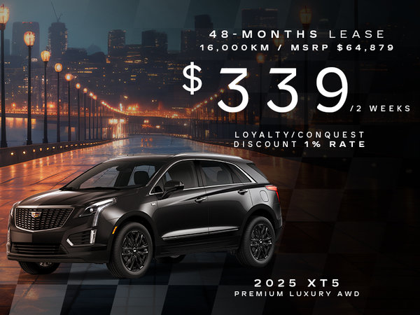 2025 Cadillac XT5