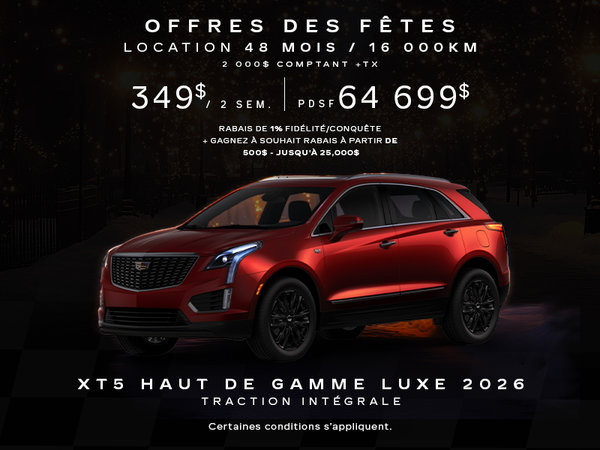 Cadillac XT5 2026