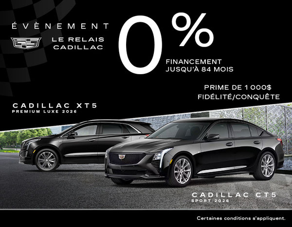 Cadillac XT5 & CT5 2026