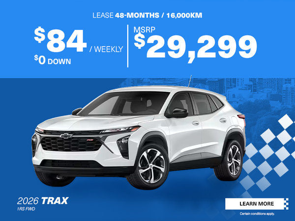 Get the 2026 Chevrolet Trax