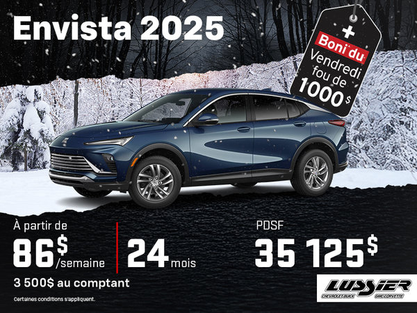 Procurez-vous le Buick Envista 2025