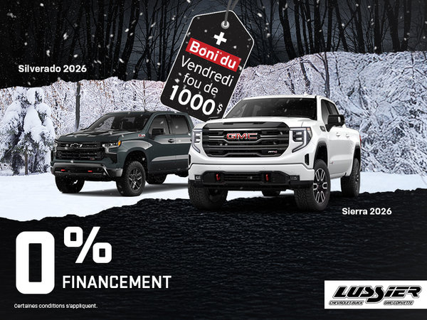 Sierra et Silverado 2026